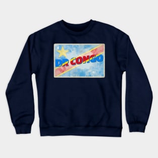 Democratic Republic of the Congo vintage style retro souvenir Crewneck Sweatshirt